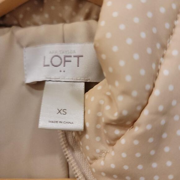 Loft polka dot zip front vest - Picture 4 of 4
